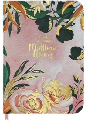 Bíblia De Estudo Matthew Henry Floral